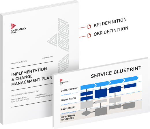 BLUEPRINTING & CHANGE MANAGEMENT