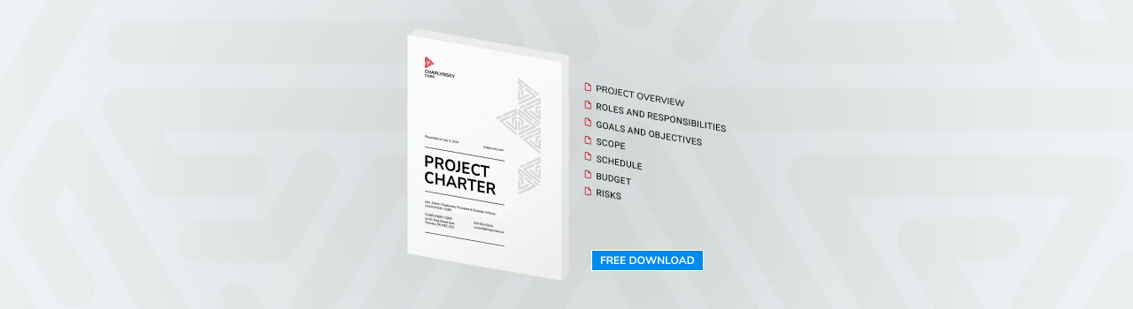 Project Charter Banner with Free Download