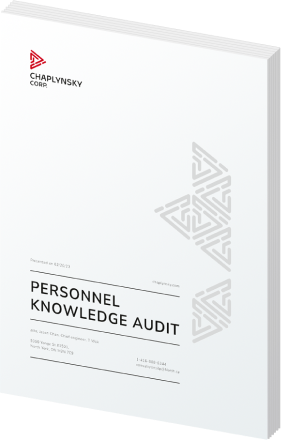 PERSONNEL KNOWLEDGE AUDIT